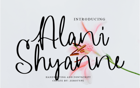 Alani Shyanne: A Script Font for Sophisticated Web Design