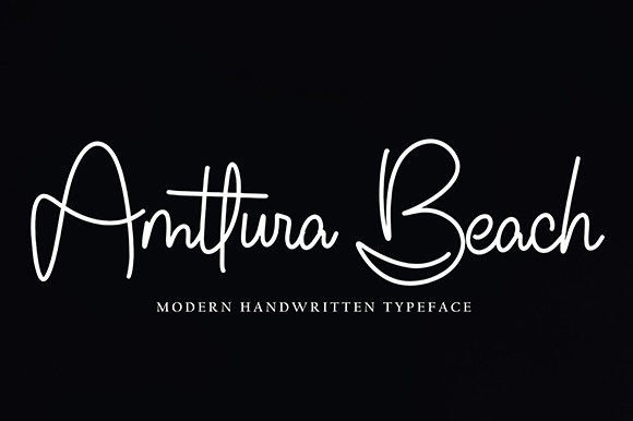 Amttura Beach: A Stylish Script Font