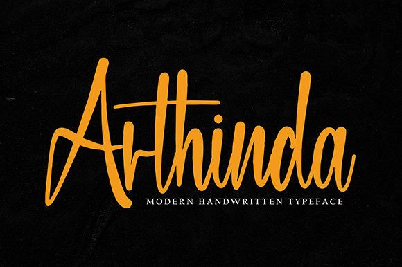 Arthinda: A Handwritten Font for Web Design