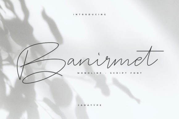 Banirmet: A Script Font for Digital Design