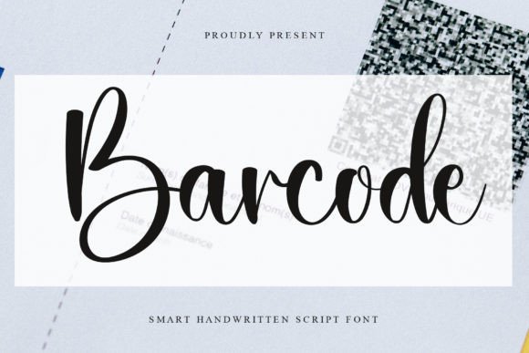 Barcode: A Handwritten Font for Digital Design Magic