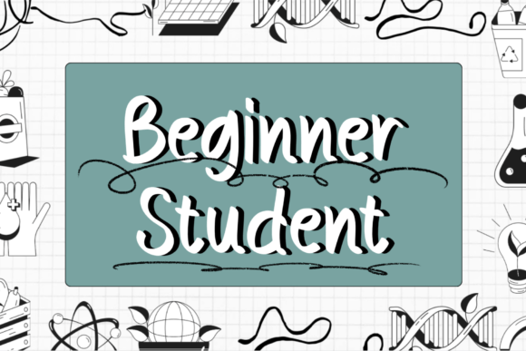 Beginner Student Font for Web Design