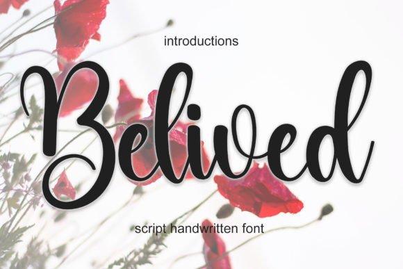 Belived: A Stylish Script Font for Web Design