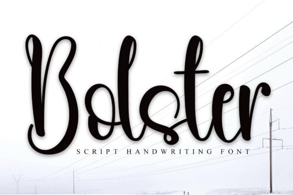 Bolster: A Stylish Script Font