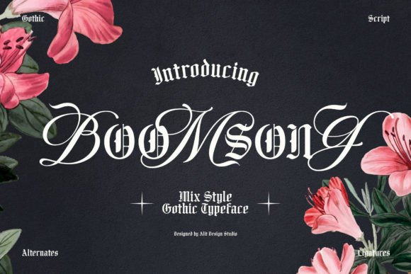 Boomsong: A Bold Font for Elegant Design
