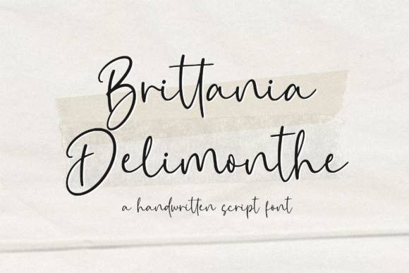 Brittania Delimonthe: A Script Font That Elevates Branding