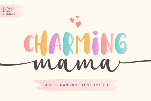 Charming Mama Font: A Romantic Typeface for Real Design Projects