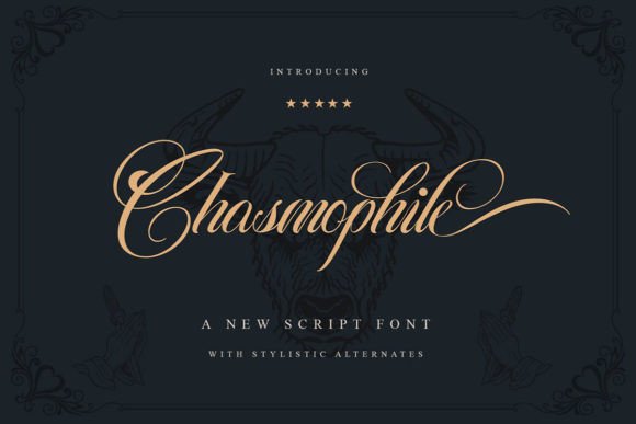 Chasmophile: A Stylish Script Font