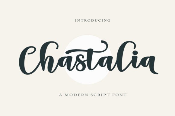 Chastalia: A Script Font for Creative Publishing