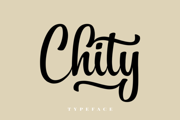 Chity: A Handwritten Font for Creative Makers