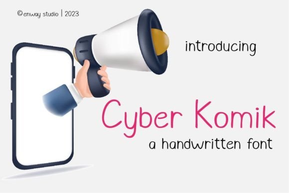 Cyber Komik: A Versatile Script Font for Modern Campaigns