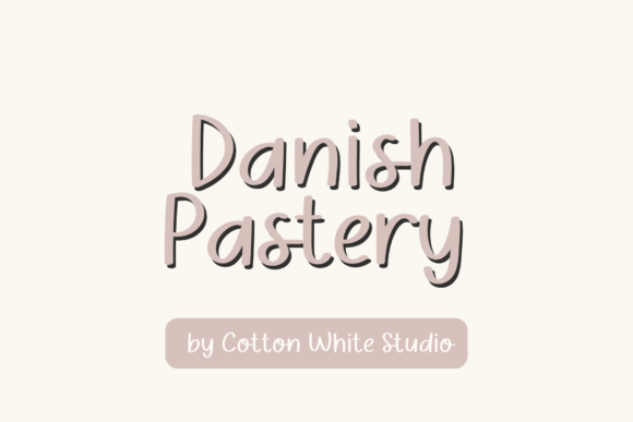 Danish Pastry: A Script Font with a Warm and Inviting Vibe