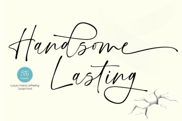 Handsome Lasting: A Script Font That Elevates Brand Identity