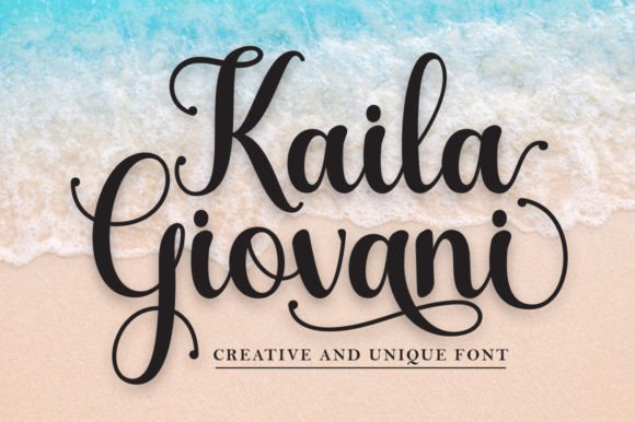 Kaila Giovani Font: A Polished Touch for Your Brand