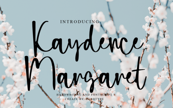 Kaydence Margaret: A Script Font for Editorial Elegance