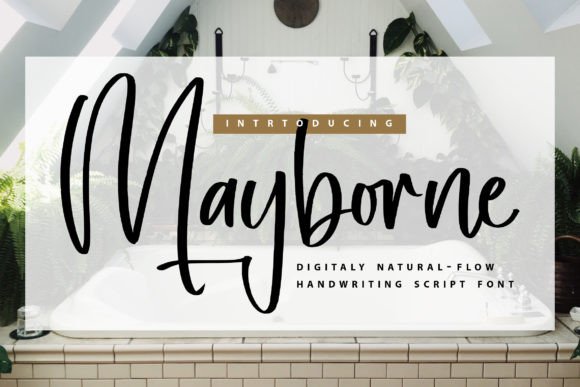 Mayborne: A Script Font for Impactful Campaigns