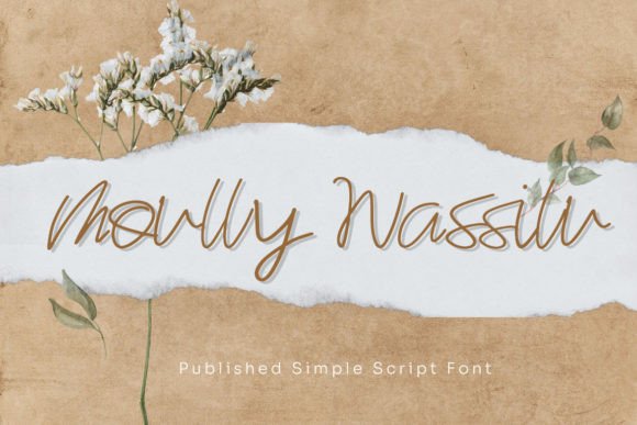 Moully Wassilu Font: Elegant Script for Crafters