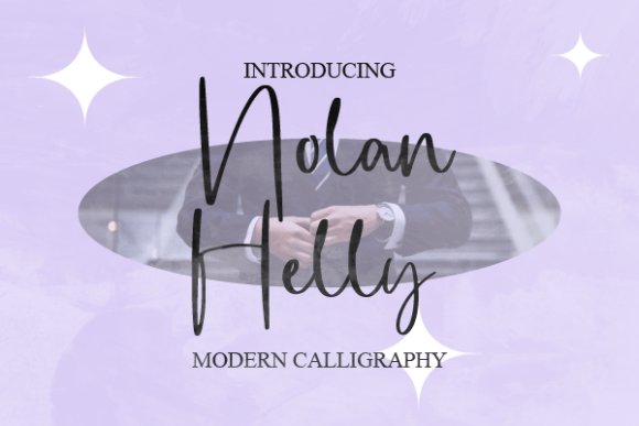 Nolan Helly: A Dazzling Script Typeface for Creative Branding