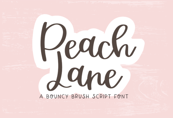 Peach Lane: A Script Font Review
