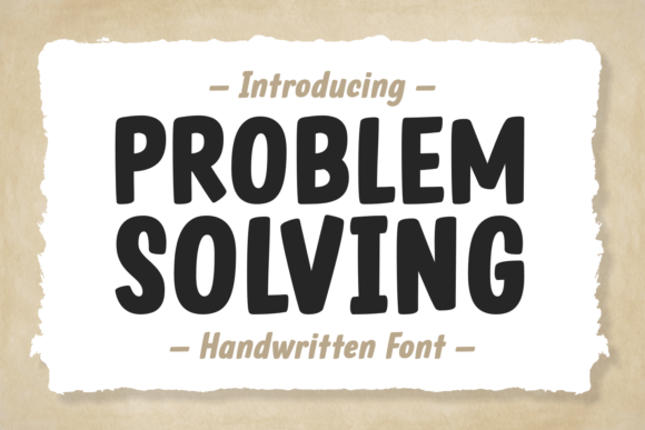 Problem Solving Font: A Simple Typography Boost for Small Businesses