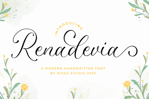 Renadevia: A Script Font for Elegant Web Design