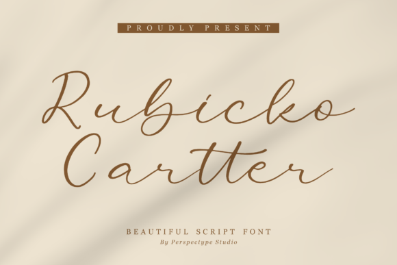 Rubicko Cartter: A Script Font for Modern Marketing