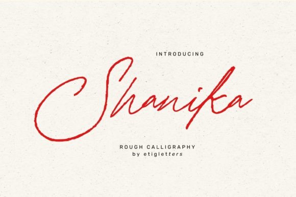 Shanika: A Handmade Script Font