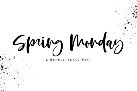 Spring Monday: A Script Font for Editorial Flair