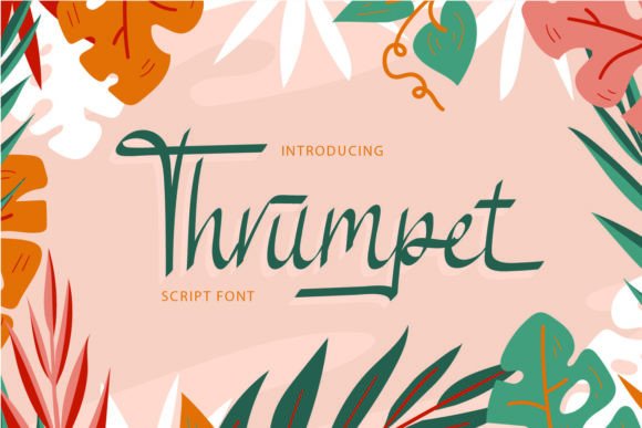 Thrumpet: A Playful Script Font for Branding