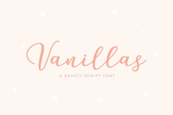 Vanillas: A Fresh Script Font